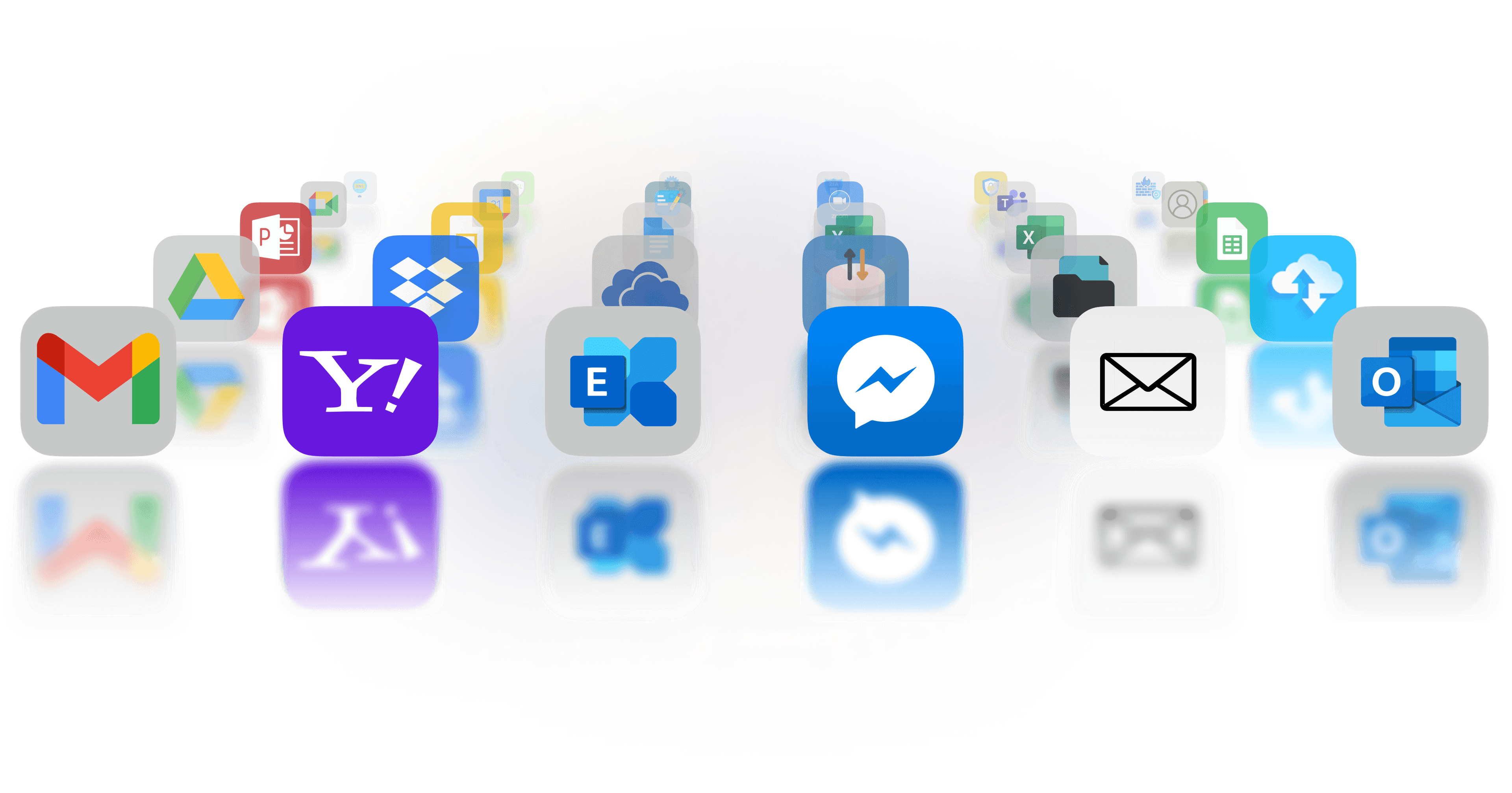 Email hosting services illustration